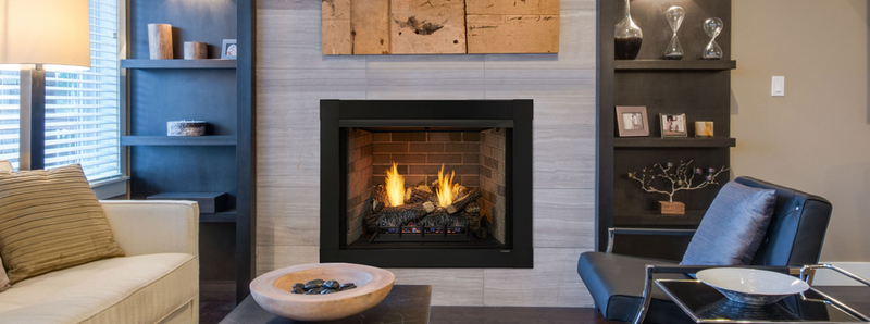 Monessen Attribute 42" Universal Circulating Vent Free Firebox With Radiant Face and Multitonal Brown Reversible Interior Panels