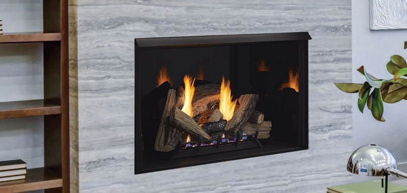 Monessen Attribute 42" Universal Circulating Vent Free Firebox With Radiant Face and Multitonal Brown Reversible Interior Panels