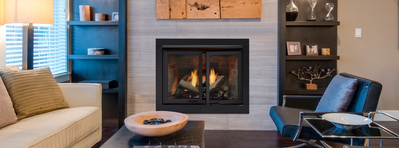 Monessen Attribute 42" Universal Circulating Vent Free Firebox With Radiant Face and Multitonal Brown Reversible Interior Panels