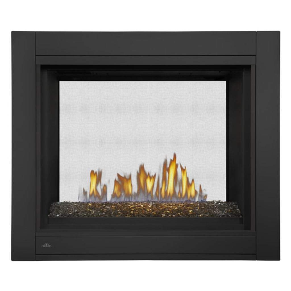 Napoleon Ascent 45" Multi-View Direct Vent See-Thru Gas Fireplace with Glass Bed