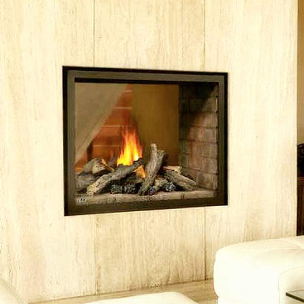 Napoleon Ascent 45" Multi-View Direct Vent See-Thru Gas Fireplace with Logs