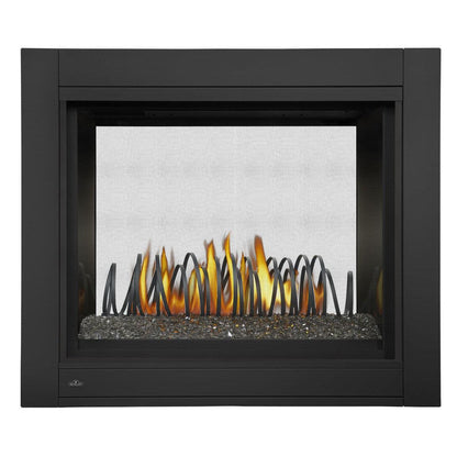 Napoleon Ascent Multi-View 45" Electronic Ignition, Natural Gas Direct Vent See Through Fireplace With Glass Ember Bed