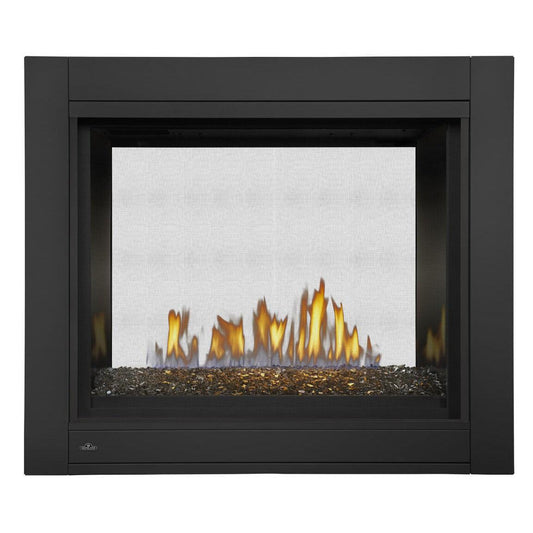 Napoleon Ascent Multi-View 45" Electronic Ignition, Natural Gas Direct Vent See Through Fireplace With Glass Ember Bed