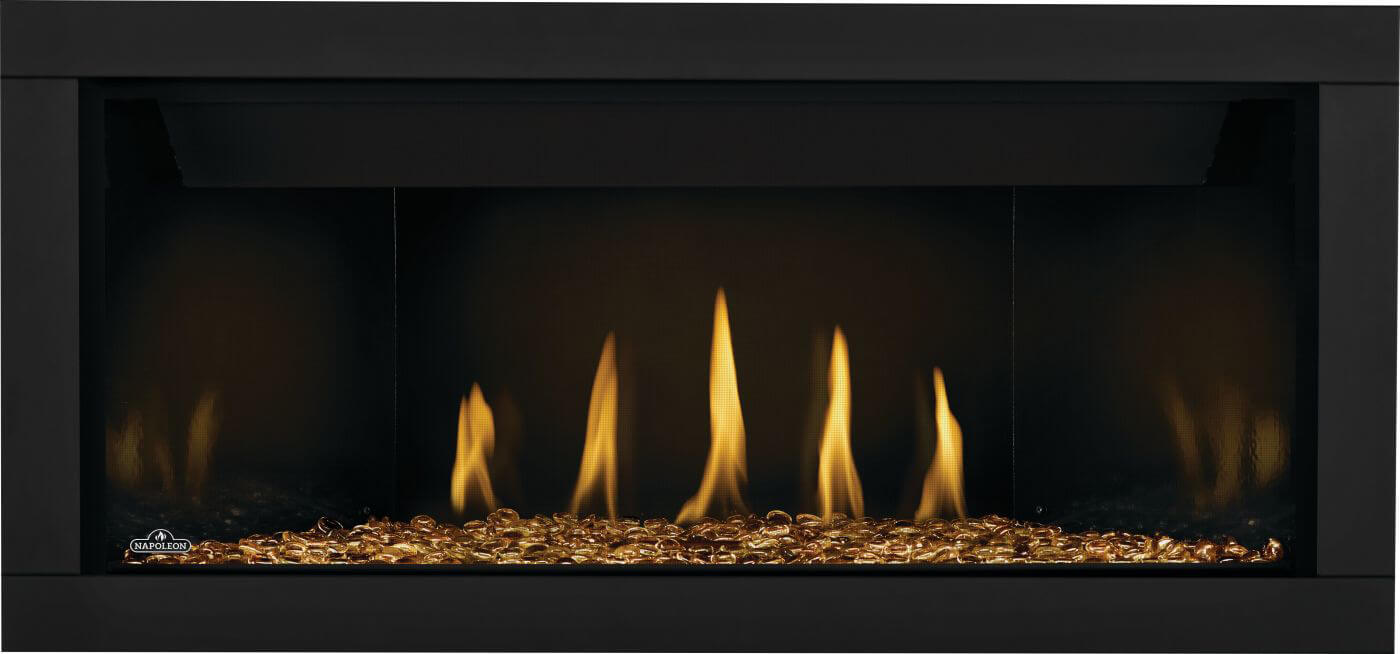 Napoleon Ascent Premium 42" Electronic Ignition, Natural Gas Direct Vent Linear Fireplace