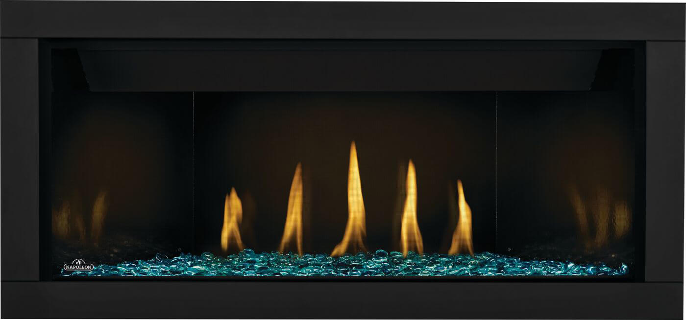 Napoleon Ascent Premium 42" Electronic Ignition, Natural Gas Direct Vent Linear Fireplace