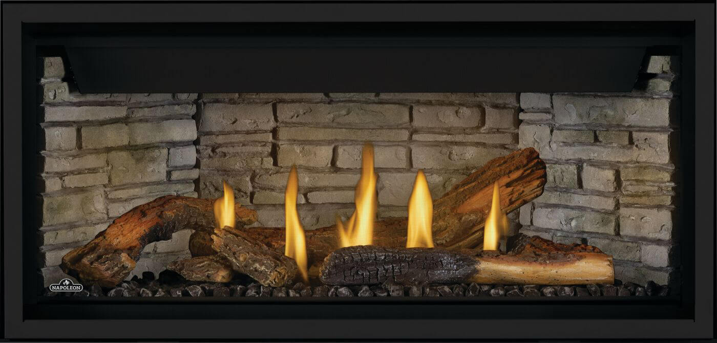 Napoleon Ascent Premium 42" Electronic Ignition, Natural Gas Direct Vent Linear Fireplace