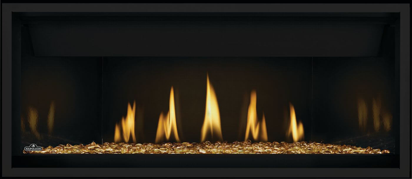 Napoleon Ascent Premium 46" Electronic Ignition, Natural Gas Direct Vent Linear Fireplace