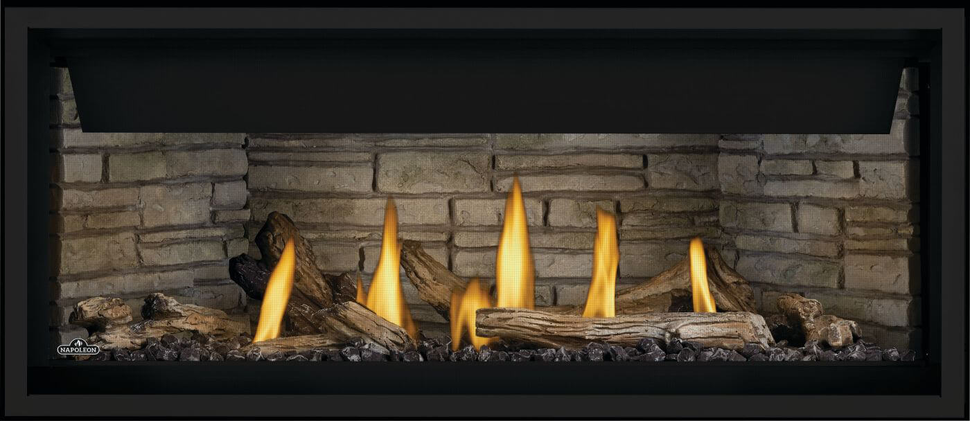 Napoleon Ascent Premium 46" Electronic Ignition, Natural Gas Direct Vent Linear Fireplace