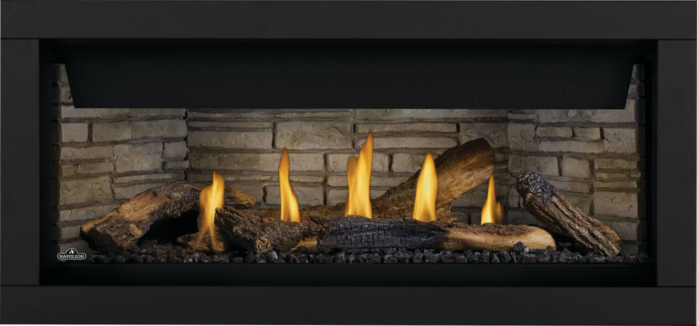 Napoleon Ascent Premium 46" Electronic Ignition, Natural Gas Direct Vent Linear Fireplace
