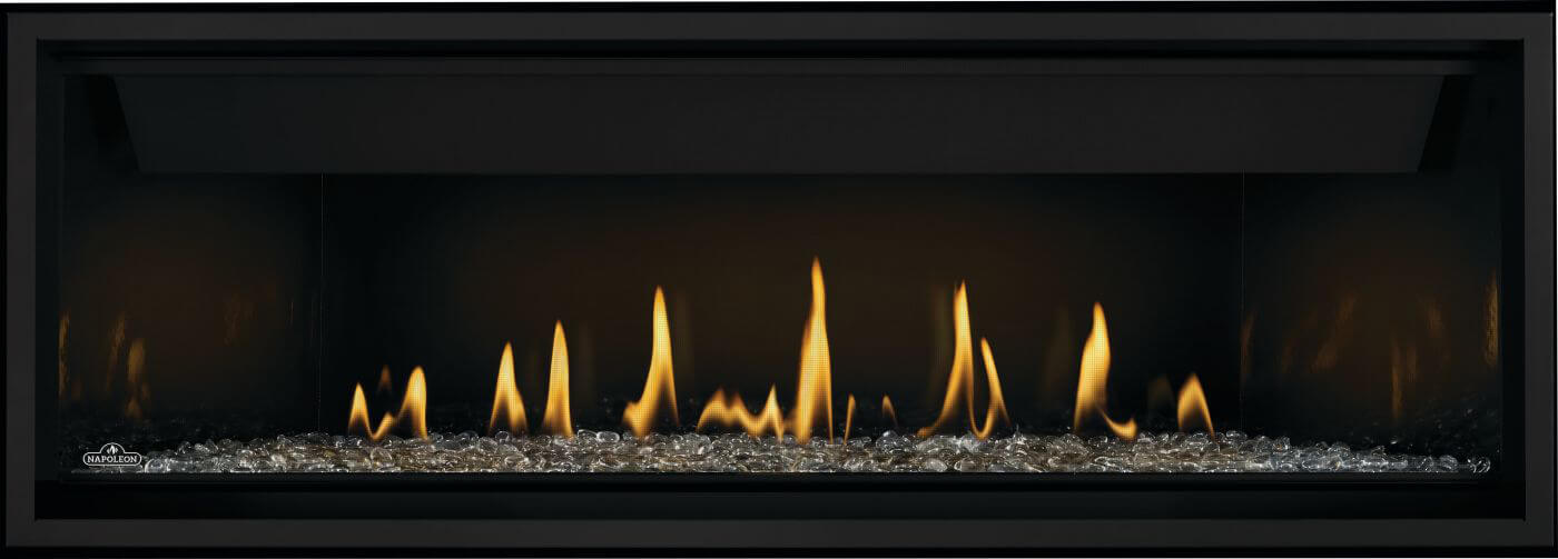 Napoleon Ascent Premium 56" Electronic Ignition, Natural Gas Direct Vent Linear Fireplace