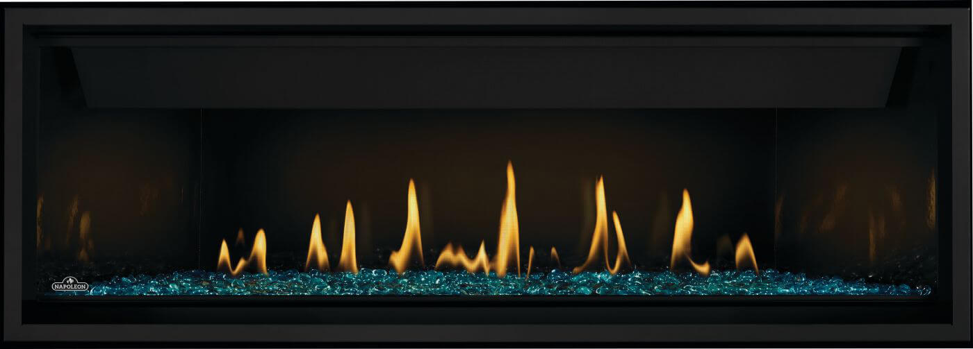 Napoleon Ascent Premium 56" Electronic Ignition, Natural Gas Direct Vent Linear Fireplace