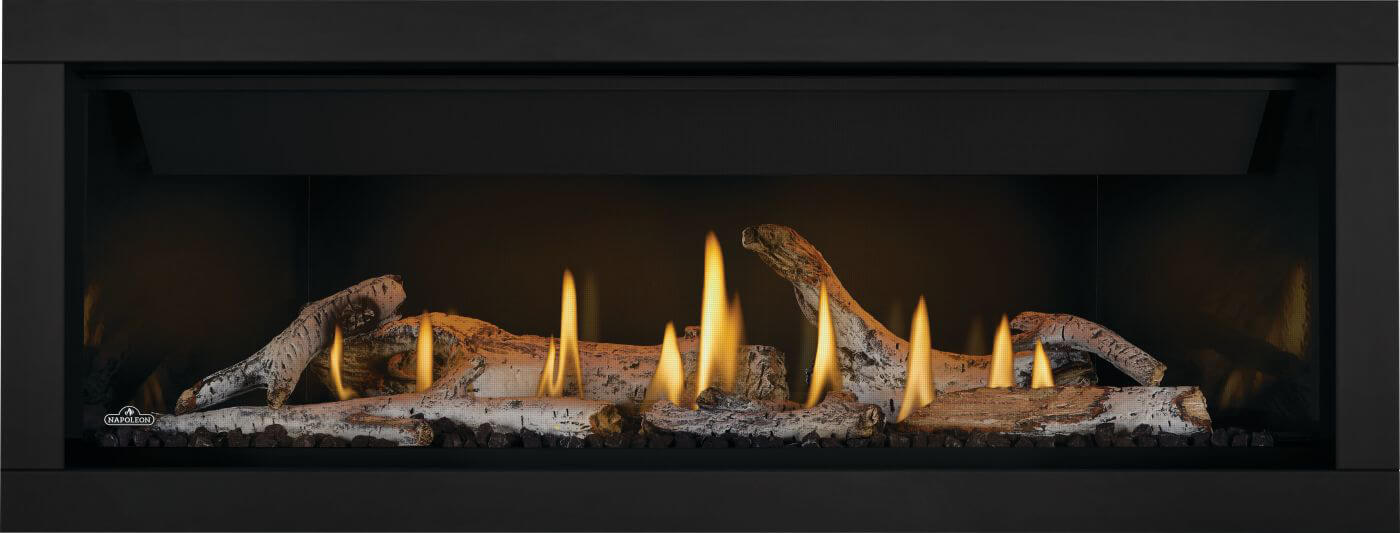 Napoleon Ascent Premium 56" Electronic Ignition, Natural Gas Direct Vent Linear Fireplace