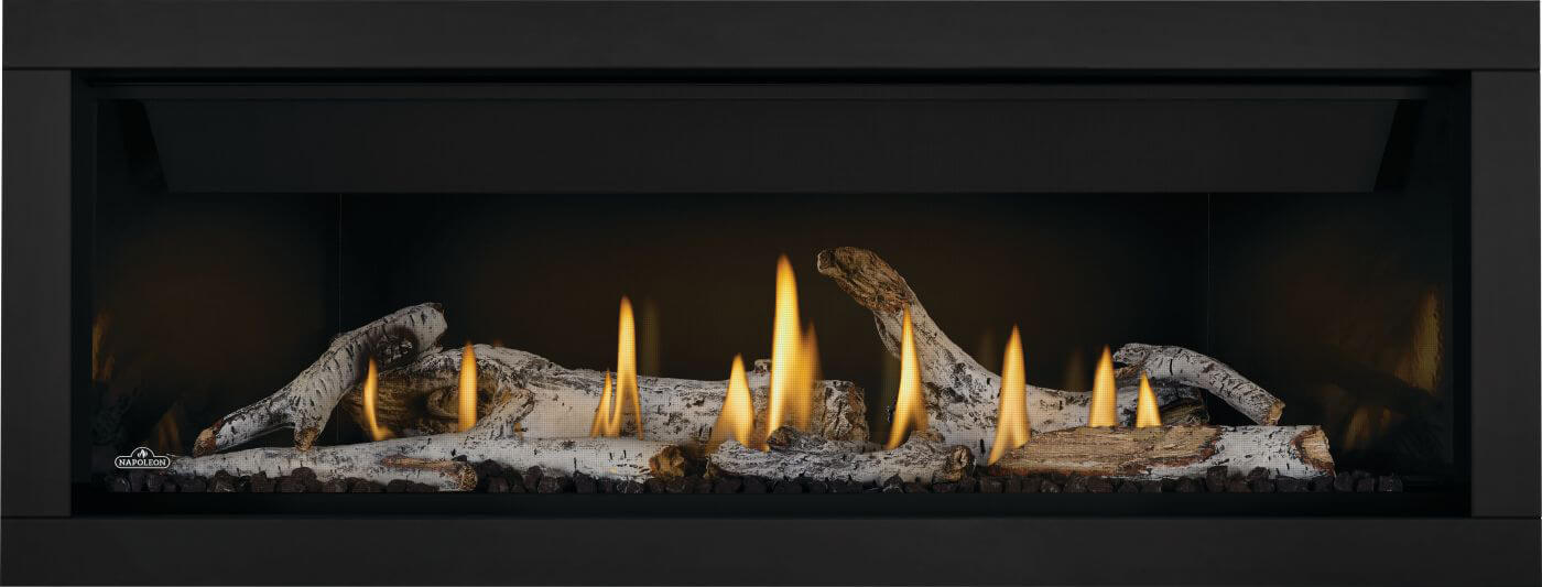 Napoleon Ascent Premium 56" Electronic Ignition, Natural Gas Direct Vent Linear Fireplace