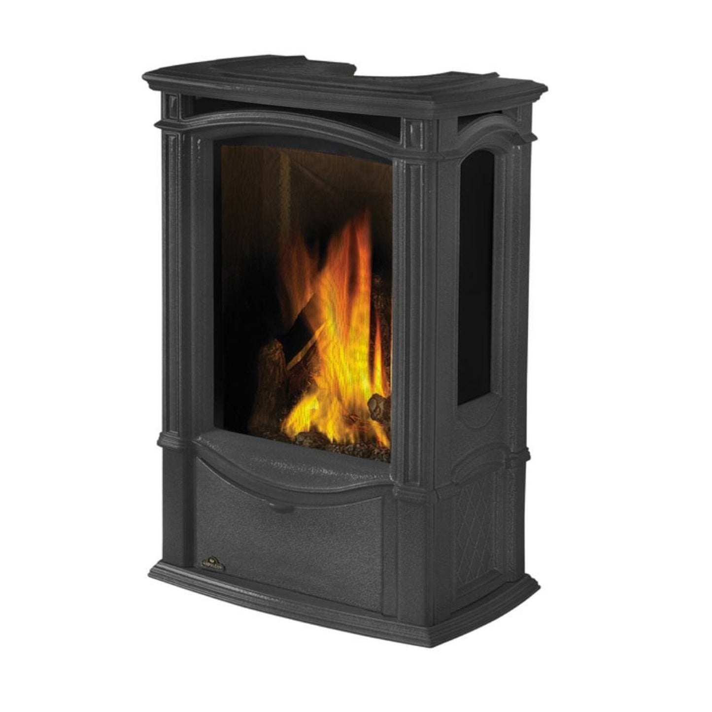 Napoleon Castlemore 24" Metallic Black Direct Vent Cast Iron Gas Stove