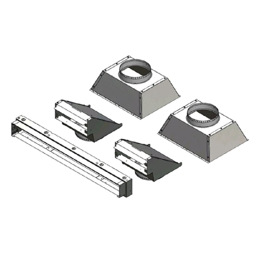 Napoleon Ducted Heat Management Front Discharge Kit for 62/74" Direct Vent Fireplaces
