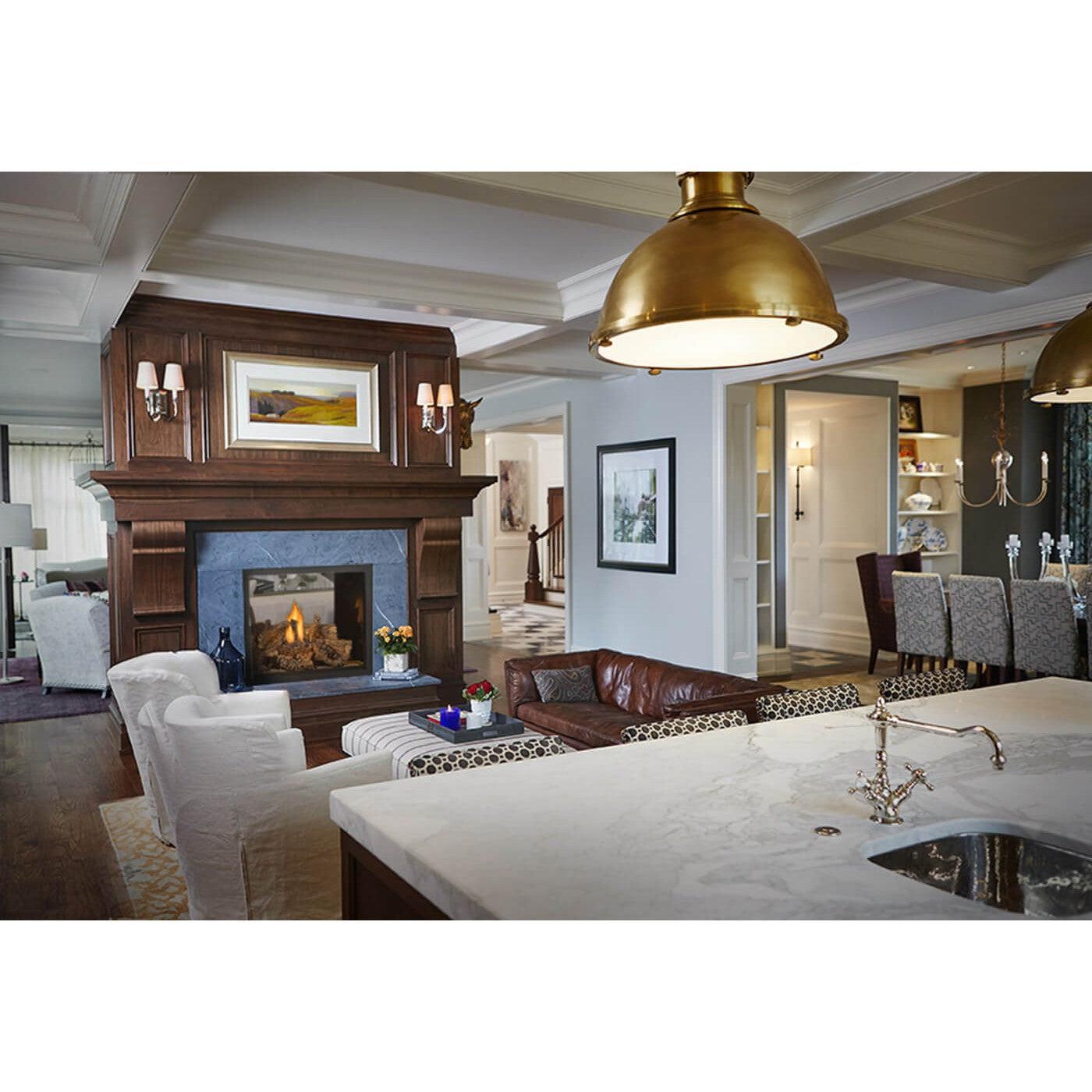 Napoleon High Definition HD81 54" Electronic Ignition, Natural Gas Direct Vent See Through Fireplace