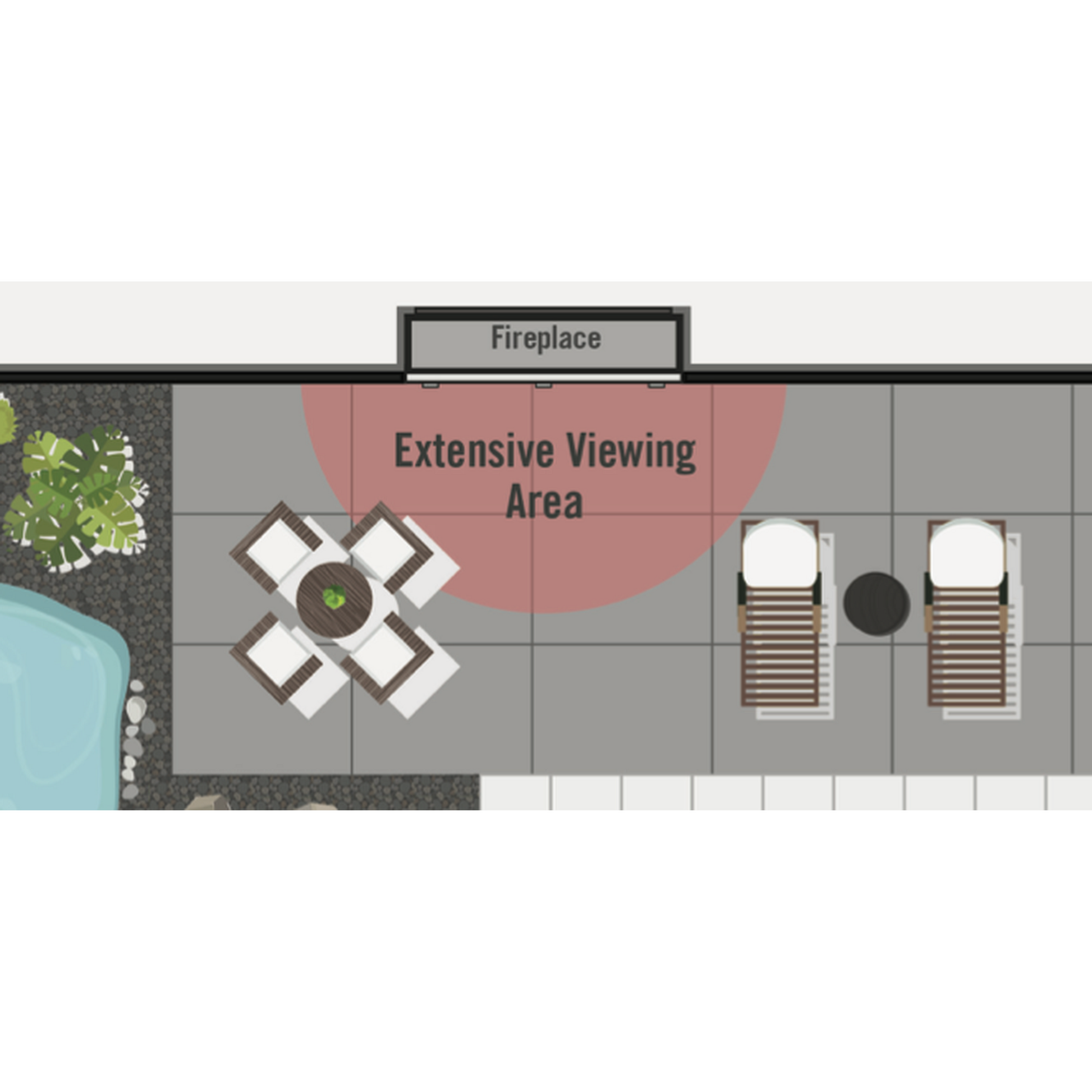 Napoleon Indoor/Outdoor Kit for 74" Luxuria Fireplace