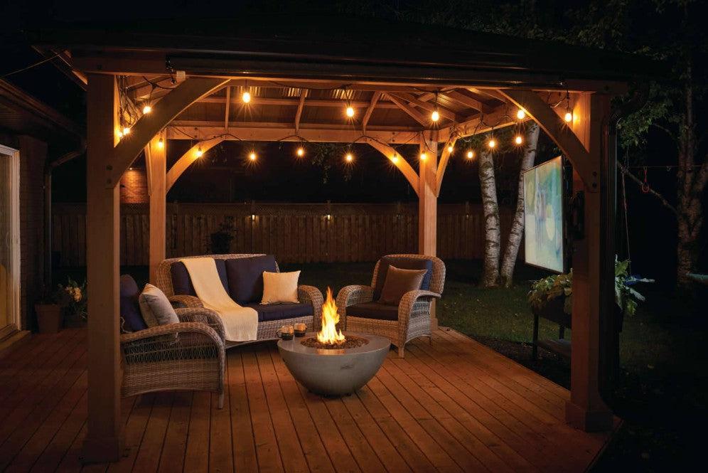 Napoleon Nexus 36" Patioflame Grey Round Fire Table