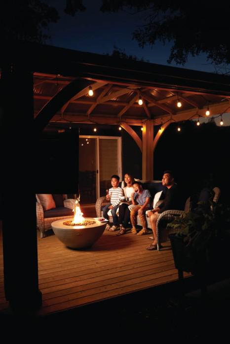 Napoleon Nexus 36" Patioflame Grey Round Fire Table