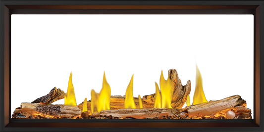 Napoleon Tall Linear Vector 50" See Through Direct Vent Natural Gas Fireplace