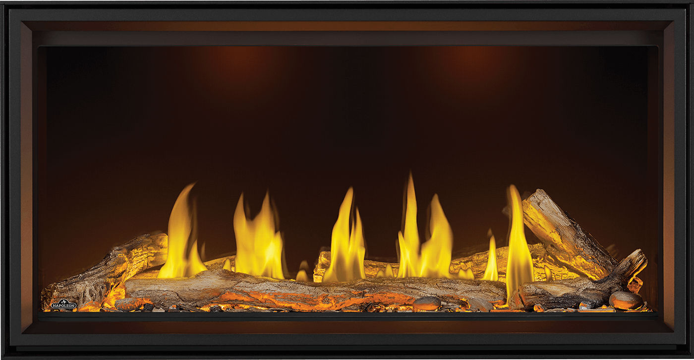 Napoleon Tall Linear Vector 50" Single Sided Direct Vent Natural Gas Fireplace