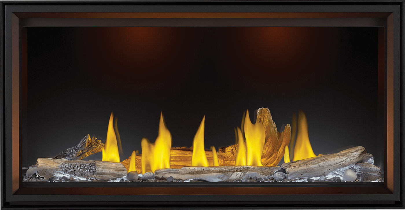 Napoleon Tall Linear Vector 50" Single Sided Direct Vent Natural Gas Fireplace