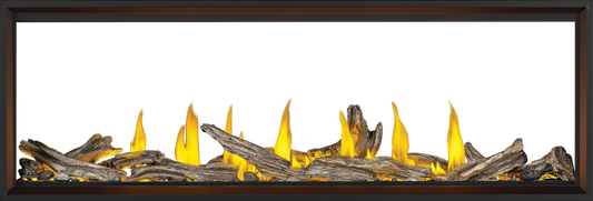 Napoleon Tall Linear Vector 74" See Through Direct Vent Natural Gas Fireplace