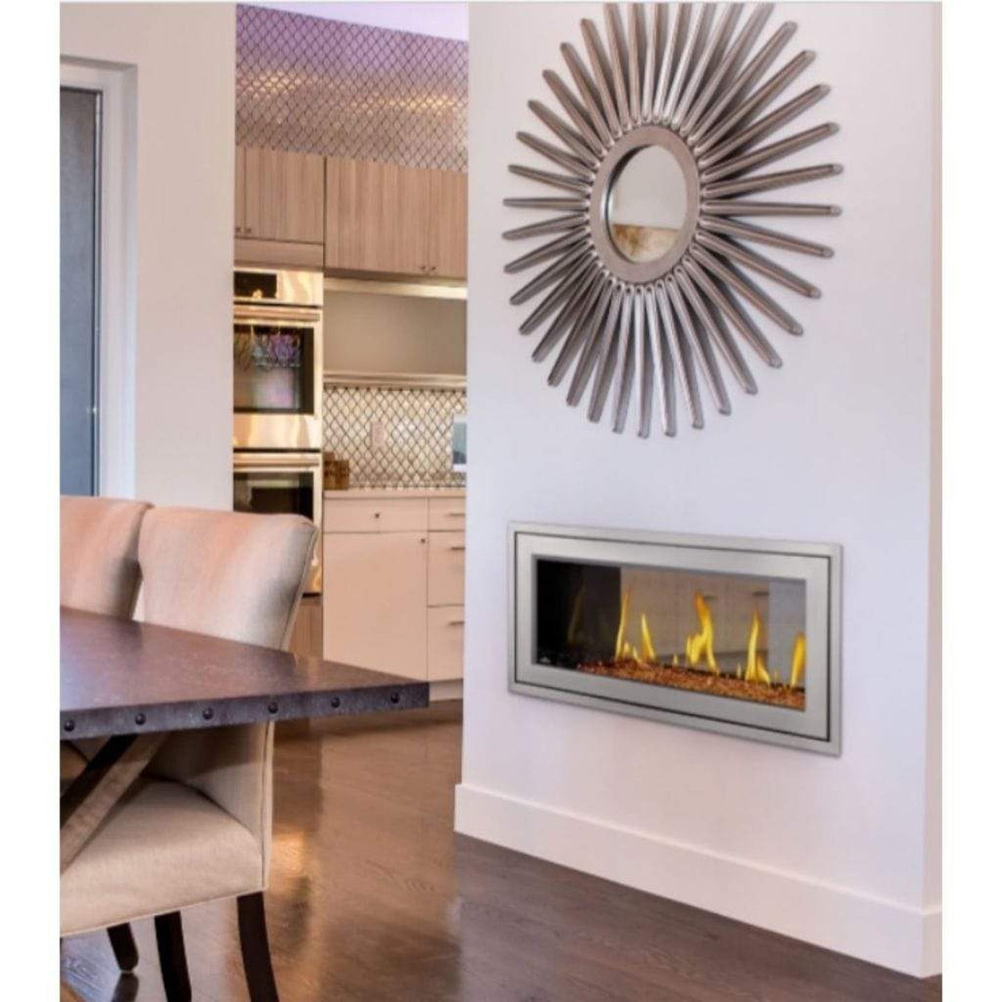 Napoleon Vector 38" See Through Direct Vent Natural Gas Linear Fireplace