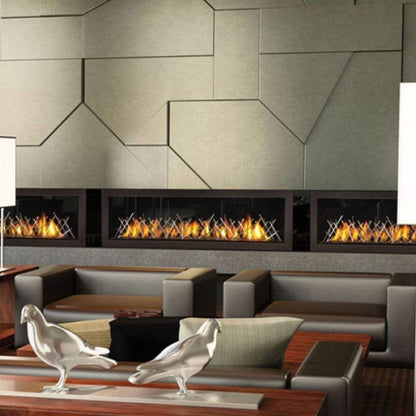 Napoleon Vector 62" See Through Direct Vent Natural Gas Linear Fireplace