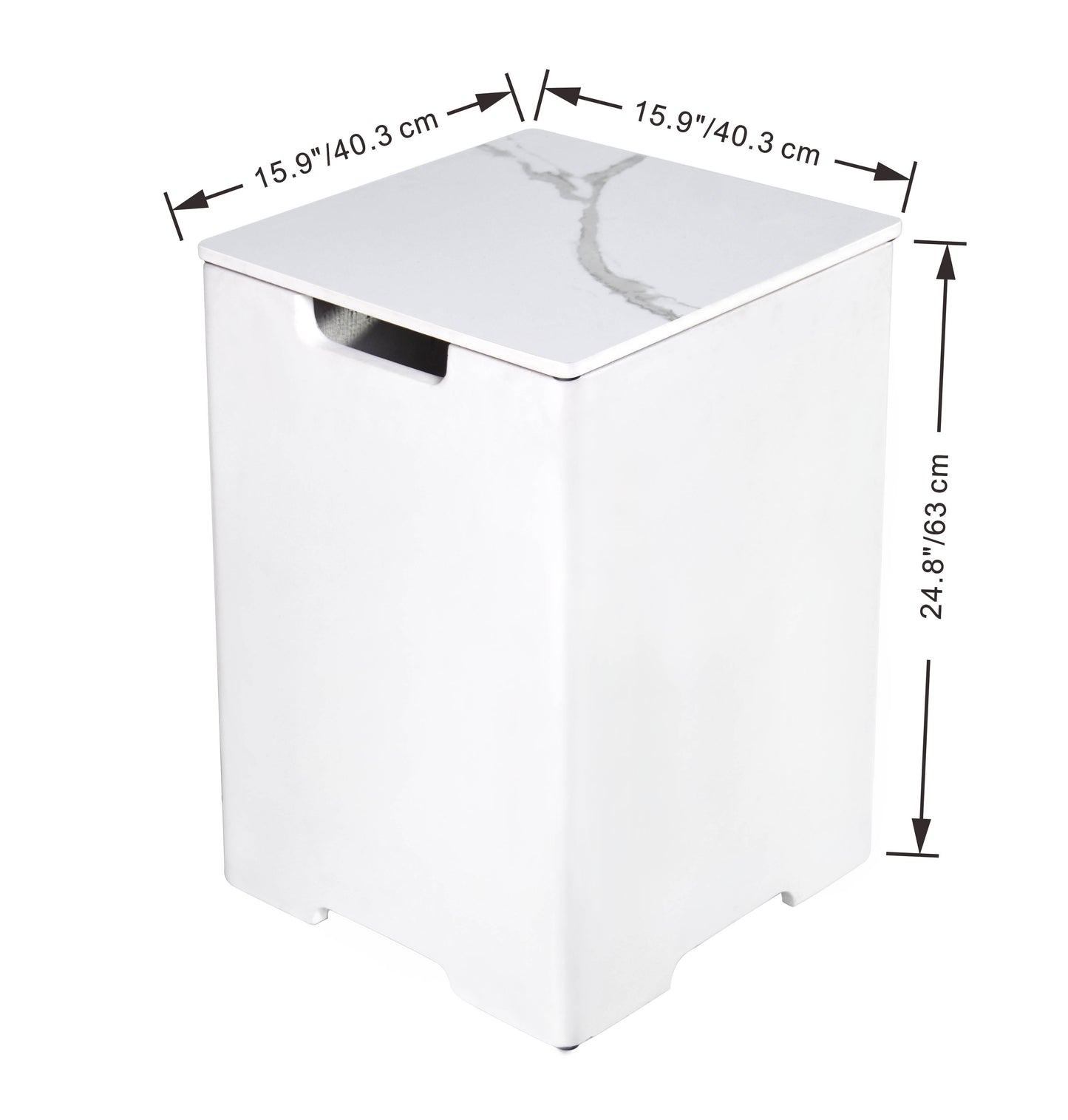 Elementi Fire 17" Square Tank Cover