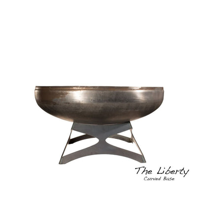 Ohio Flame Liberty Fire Pit with Curved Base