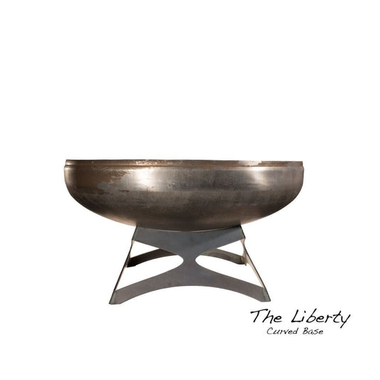 Ohio Flame Liberty Fire Pit with Curved Base