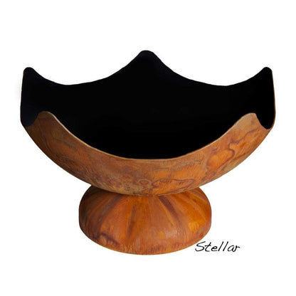 Ohio Flame Stellar Artisan 41" Patina Finish Fire Bowl with Hollow Base
