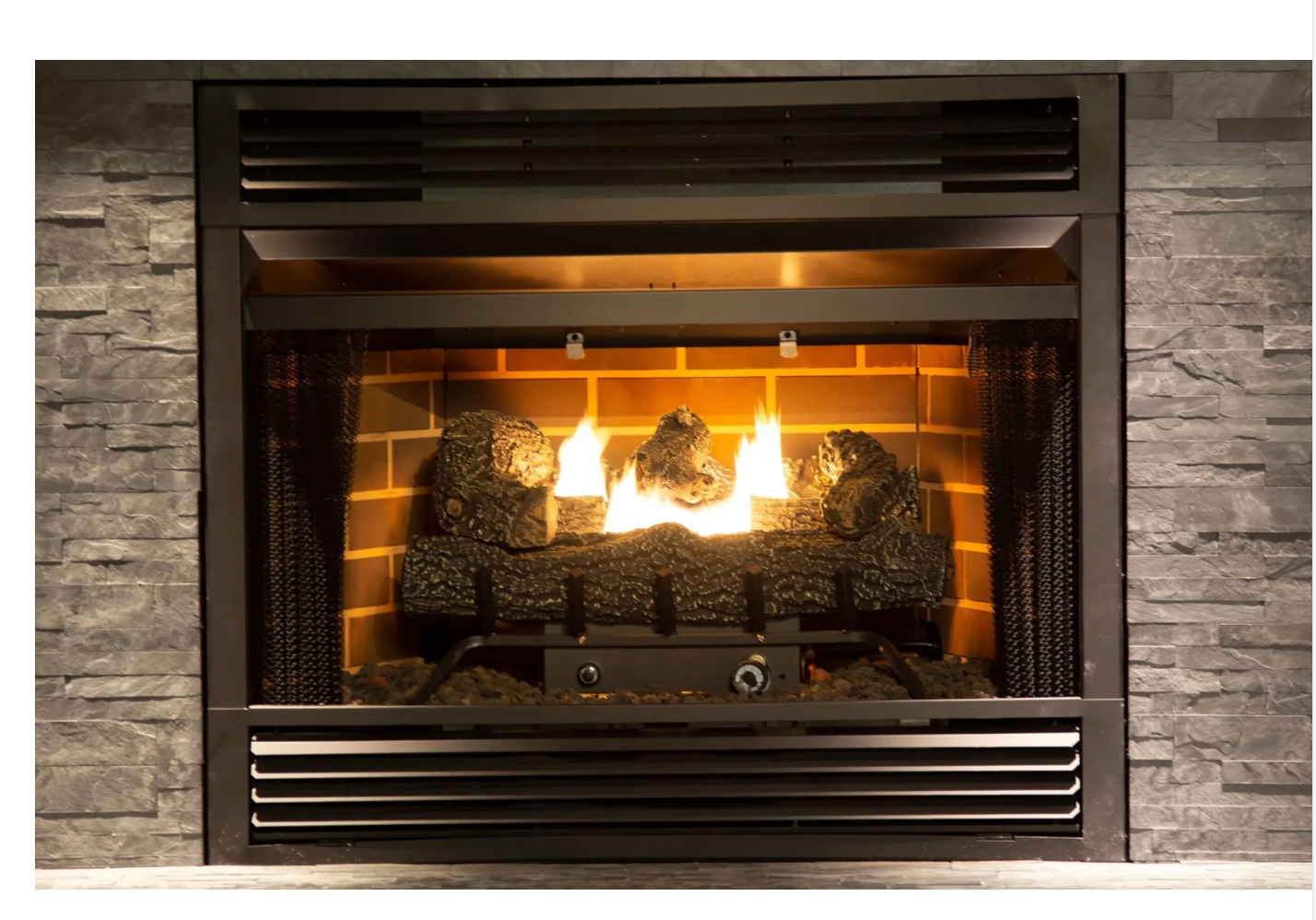 Pleasant Hearth 18" 30,000 BTU Southern Oak Dual Burner Vent Free Gas Log Set - 3 Sets