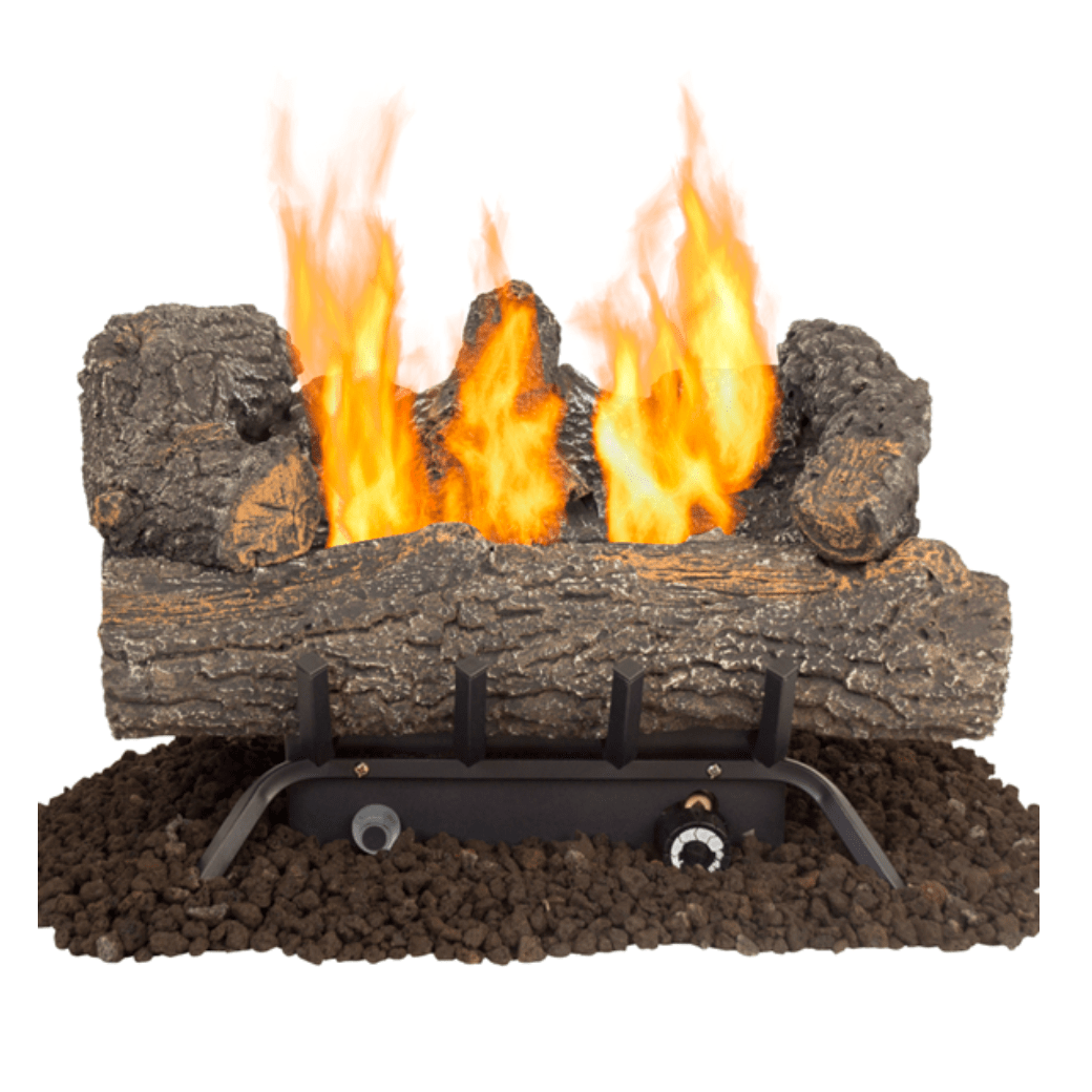 Pleasant Hearth 18" 30,000 BTU Southern Oak Dual Burner Vent Free Gas Log Set - 3 Sets