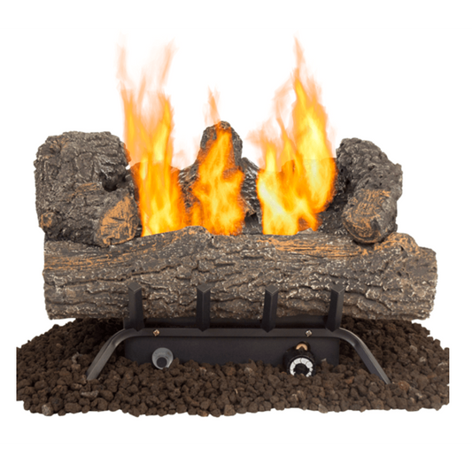 Pleasant Hearth 18" 30,000 BTU Southern Oak Dual Burner Vent Free Gas Log Set - 3 Sets