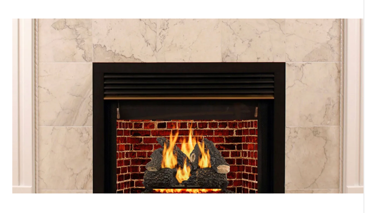 Pleasant Hearth 18" 45,000 BTU Arlington Ash Vented Natural Gas Log Set - 5 Sets