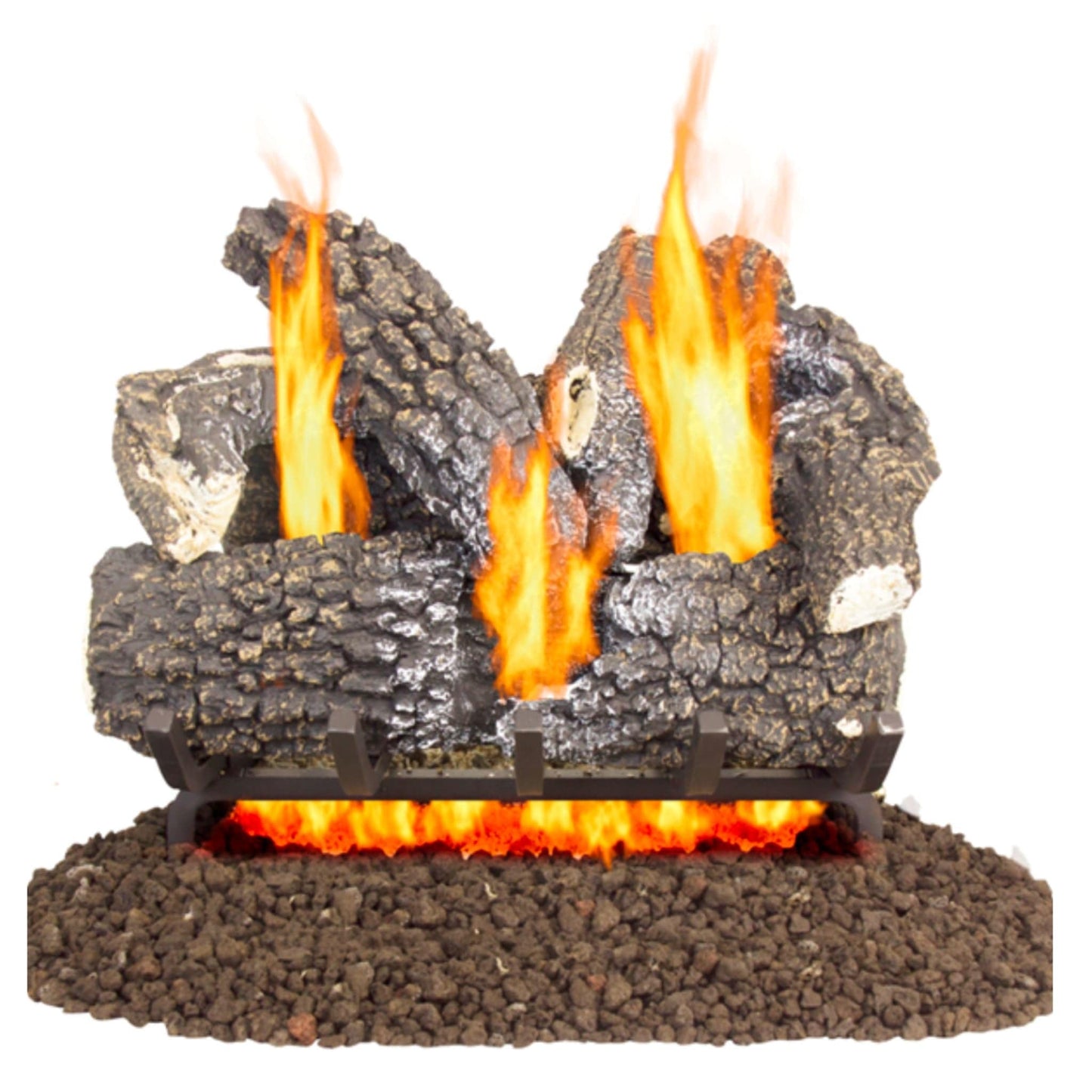 Pleasant Hearth 18" 45,000 BTU Arlington Ash Vented Natural Gas Log Set - 5 Sets