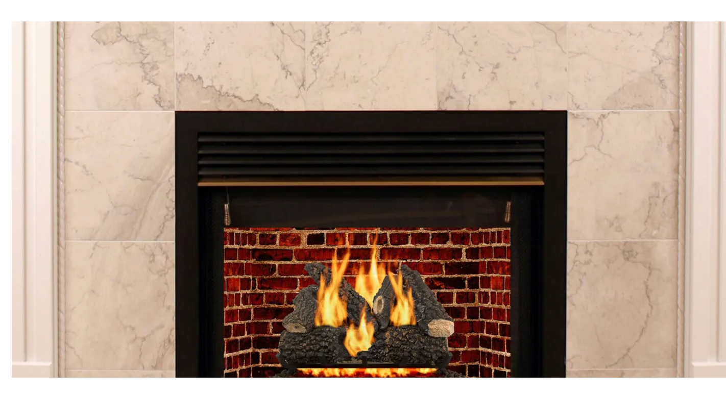 Pleasant Hearth 24" 55,000 BTU Arlington Ash Vented Natural Gas Log Set - 5 Sets