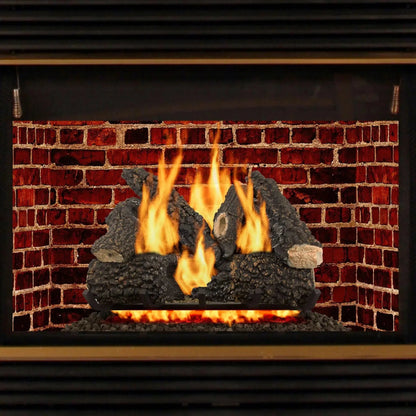 Pleasant Hearth 24" 55,000 BTU Arlington Ash Vented Natural Gas Log Set - 5 Sets