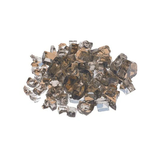 Prism Hardscapes 1/4" Reflective Bronze Metallic Fire Glass