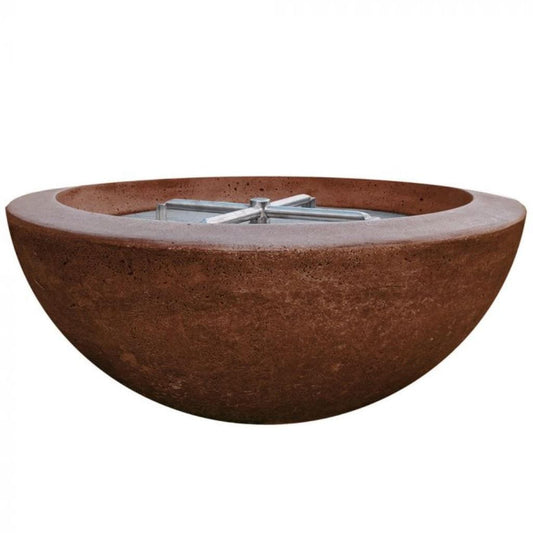 Prism Hardscapes 29" Cafe Moderno 2 Round Concrete Propane Fire Pit Bowl