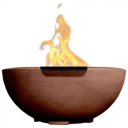 Prism Hardscapes 29" Moderno 2-P Round Concrete Gas Fire Pit Bowl