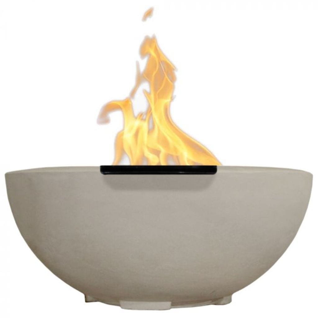 Prism Hardscapes 29" Moderno 2-P Round Concrete Gas Fire Pit Bowl