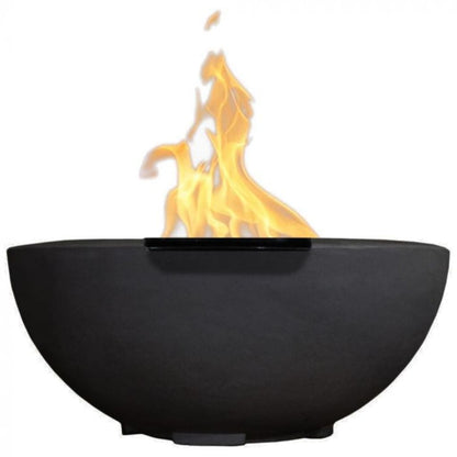 Prism Hardscapes 29" Moderno 2-P Round Concrete Gas Fire Pit Bowl