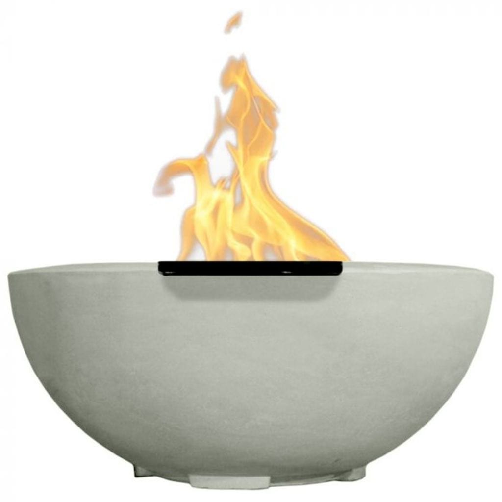 Prism Hardscapes 29" Moderno 2-P Round Concrete Gas Fire Pit Bowl