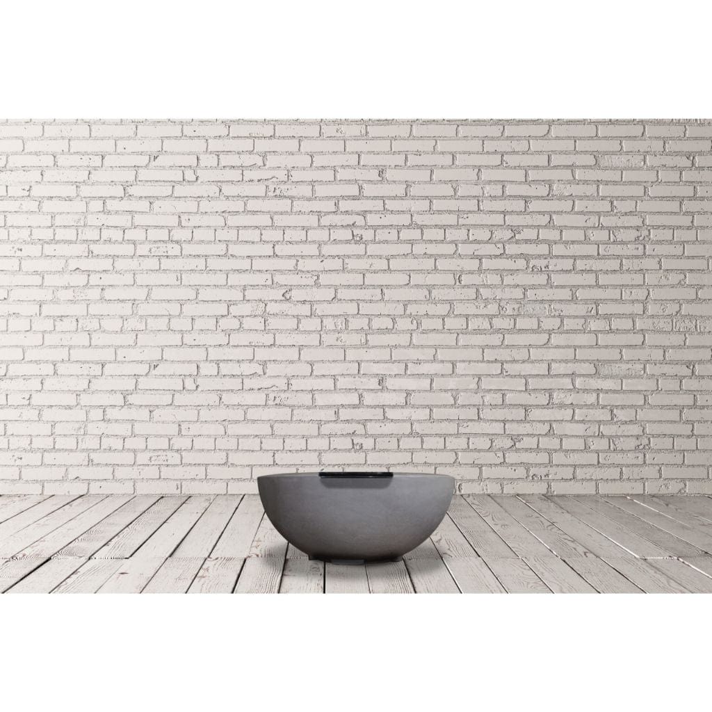 Prism Hardscapes 29" Moderno 2-P Round Concrete Gas Fire Pit Bowl