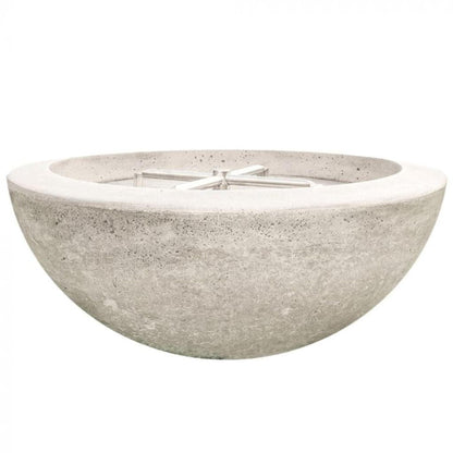 Prism Hardscapes 29" Natural Moderno 2 Round Concrete Natural Gas Fire Pit Bowl