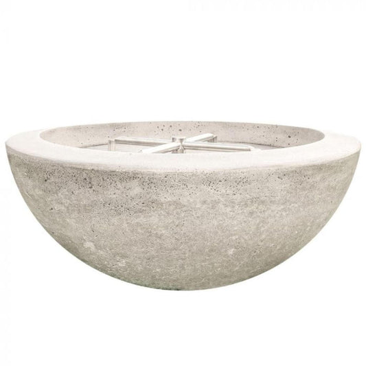 Prism Hardscapes 29" Natural Moderno 2 Round Concrete Natural Gas Fire Pit Bowl