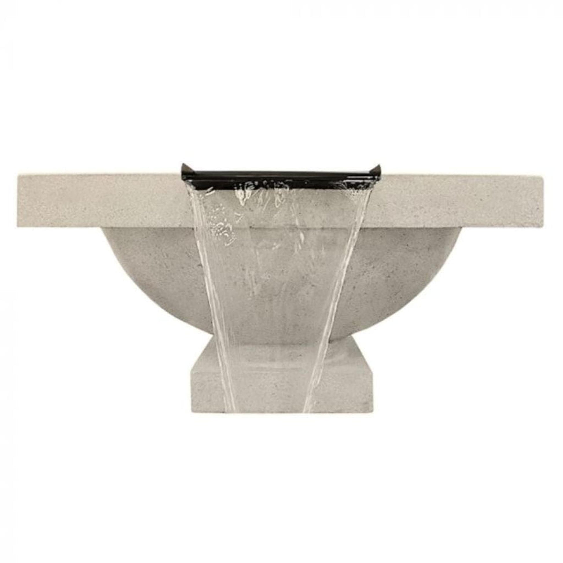 Prism Hardscapes Ibiza 31" Coastal Match-Lit Natural Gas Fire Pit & Water Bowl